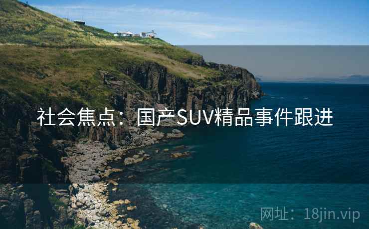 社会焦点：国产SUV精品事件跟进